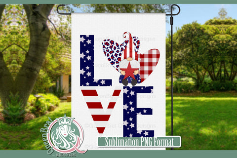 Love Gnome Block Sublimation Sublimation QueenBrat Digital Designs 