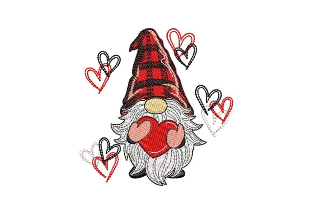 Love gnome Embroidery/Applique DESIGNS ArtEMByNatalia 