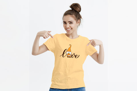 Love gnome. Fall design. Thanksgiving SVG SVG LaBelezoka 