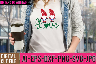 LOVE Gnome SVG Design SVG BlackCatsMedia 