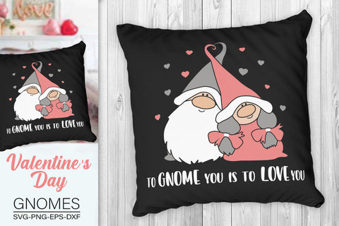 Love Gnome Svg, To Gnome You Is To Love You Svg SVG SvgMonkeys 