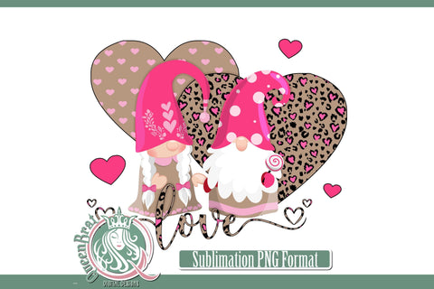 Love Gnomes Sublimation Sublimation QueenBrat Digital Designs 