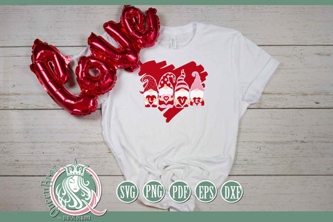 Love Gnomes SVG SVG QueenBrat Digital Designs 