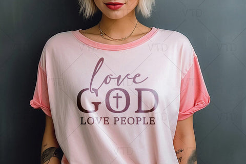 Love God Love People Svg Png Files, Bible Verse Svg, Christian Svg, Religious Svg, Inspirational Svg, Love Svg, motivational svg, self love svg SVG DesignDestine 