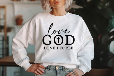 Love God Love People Svg Png Files, Bible Verse Svg, Christian Svg, Religious Svg, Inspirational Svg, Love Svg, motivational svg, self love svg SVG DesignDestine 