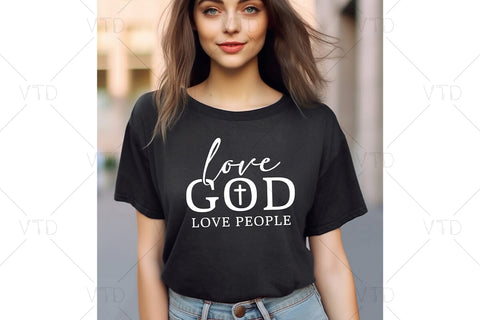 Love God Love People Svg Png Files, Bible Verse Svg, Christian Svg, Religious Svg, Inspirational Svg, Love Svg, motivational svg, self love svg SVG DesignDestine 