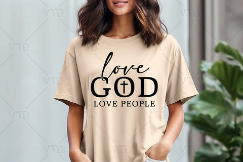 Love God Love People Svg Png Files, Bible Verse Svg, Christian Svg, Religious Svg, Inspirational Svg, Love Svg, motivational svg, self love svg SVG DesignDestine 