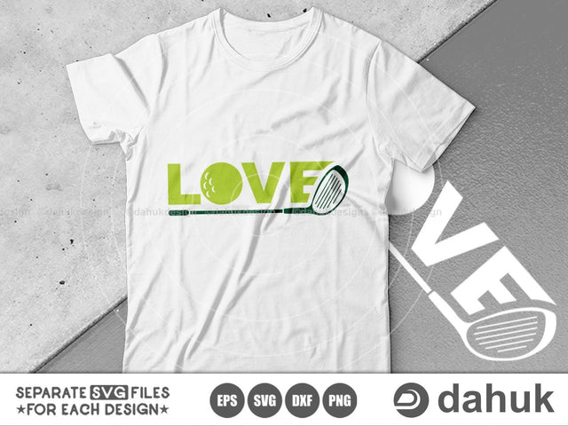 Love Golf Ball, Golf Ball Quotes Typography, Golf Quotes svg, svg, eps, dxf, png, Golf svg, Golf Ball svg SVG dahukdesign 