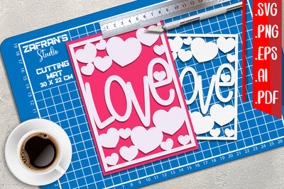 Love Greeting cards 10 svg eps ai png pdf SVG zafrans studio 