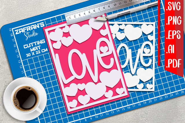 Love Greeting cards 10 svg eps ai png pdf SVG zafrans studio 