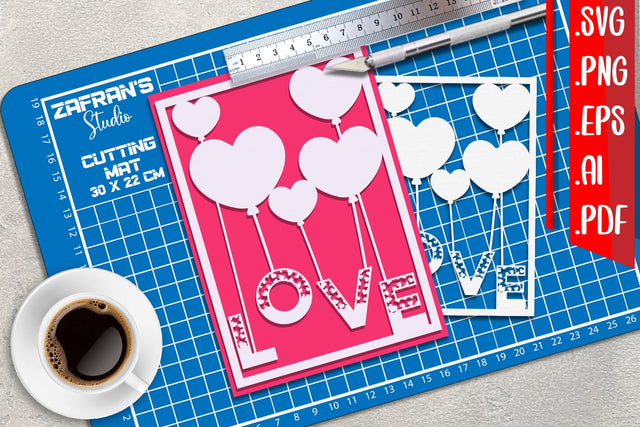 Love Greeting cards 2 svg eps ai png pdf SVG zafrans studio 