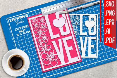 Love Greeting cards 7 svg eps ai png pdf SVG zafrans studio 
