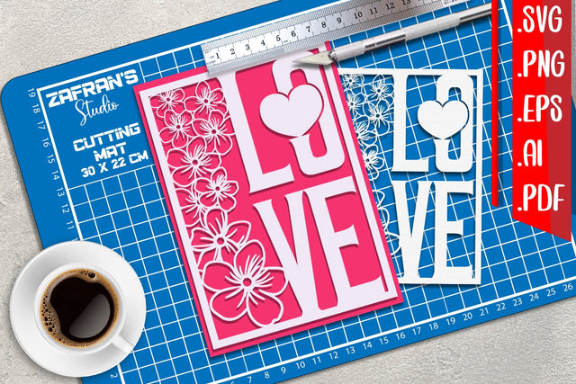 Love Greeting cards 7 svg eps ai png pdf SVG zafrans studio 