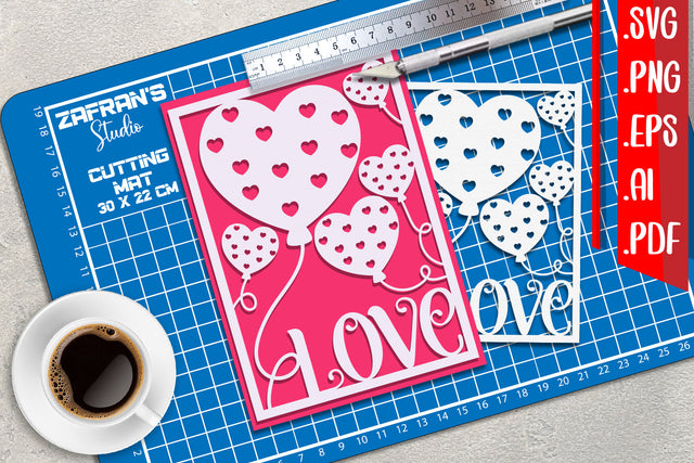 Love Greeting cards 8 svg eps ai png pdf SVG zafrans studio 