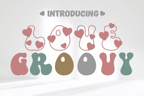 Love Groovy Decorative Fonts Font Fox7 By Rattana 