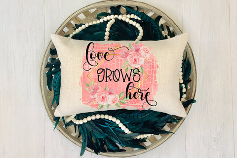 Love Grows Here Spring Sublimation Design Sublimation Happy Printables Club 