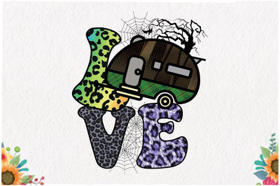 Love Halloween Camper Sublimation Sublimation Jagonath Roy 