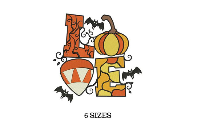 Love Halloween, Halloween Gift Ideas, Halloween Embroidery Embroidery/Applique DESIGNS SVG Digital Designer 