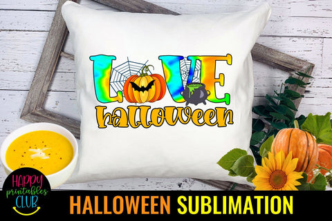Love Halloween -Halloween Love Sublimation-Halloween PNG Sublimation Happy Printables Club 