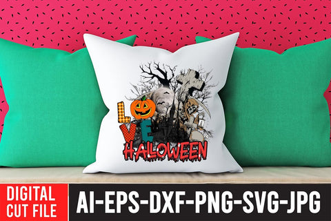 Love Halloween Sublimation Design Sublimation BlackCatsMedia 