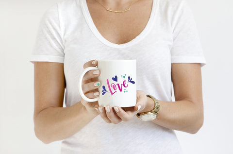 Love Hand Lettered Cut File SVG Cursive by Camille 