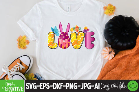 Love ,Happy Easter Day Sublimation PNG SVG Insomnia Std 