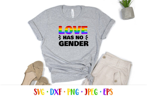 Love has no gender SVG. LGBTQ pride month quote SVG LaBelezoka 