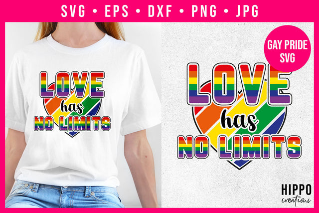 Love Has No Limits Gay Pride SVG SVG Hippo Creations 