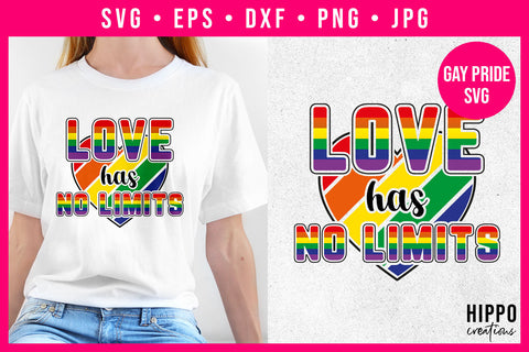 Love Has No Limits Gay Pride SVG SVG Hippo Creations 