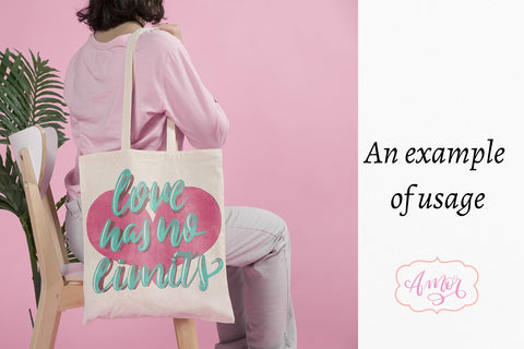 Love has no limits sublimation design, valentines design Sublimation Amorclipart 