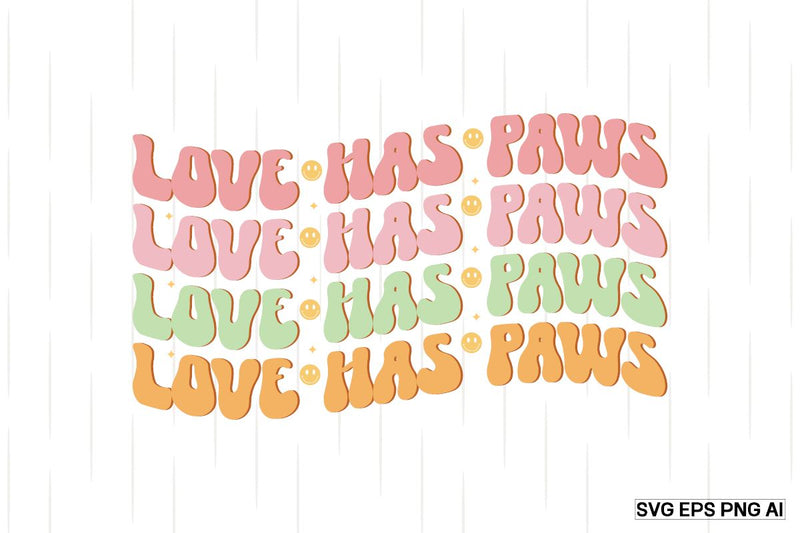 Love Has Paws SVG SVG designmaster24 