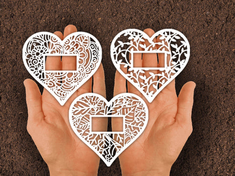 Love Heart Flower Paper cut SVG Johan Ru designs 