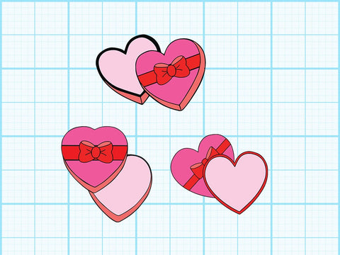 Love Heart Gift Pack SVG Johan Ru designs 