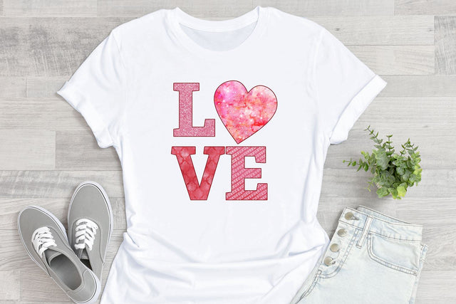 Love Heart PNG | Valentine's Day Sublimation Design Sublimation B Renee Design 