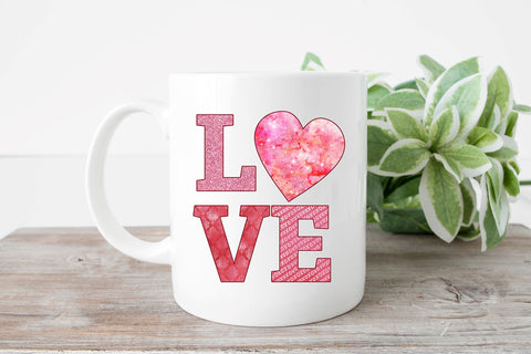 Love Heart PNG | Valentine's Day Sublimation Design Sublimation B Renee Design 