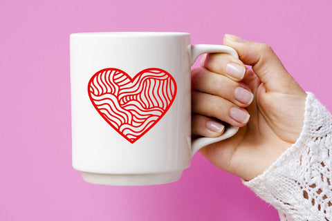 Love, heart split monogram, valentine SVG dadan_pm 