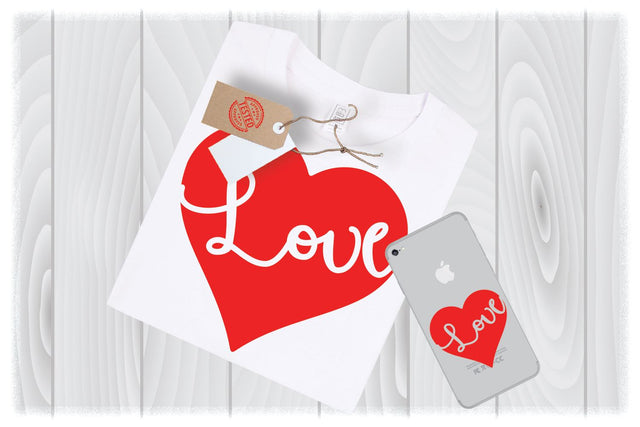 Love Heart SVG Files for Cricut Designs | Valentines Day SVG Files SVG My Sew Cute Boutique 