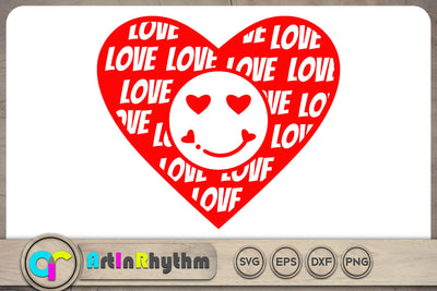 Love heart SVG / Happy Valentine's Day SVG SVG Artinrhythm shop 