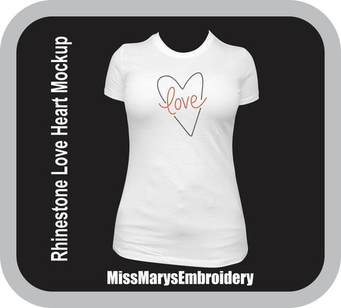 Love Heart SVG MissMarysEmbroidery 