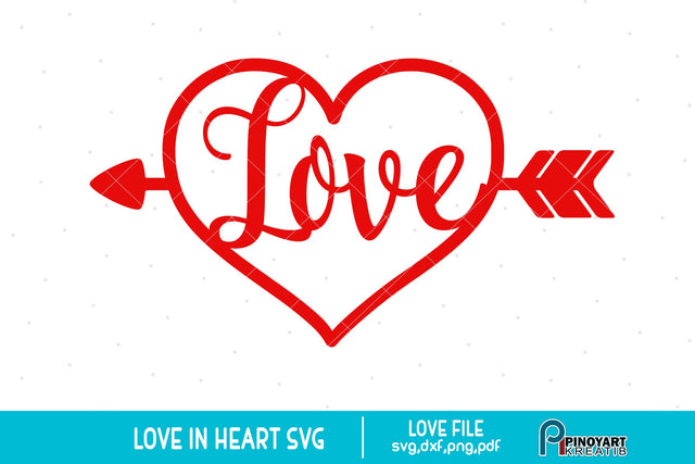 Love Heart svg SVG Pinoyart Kreatib 