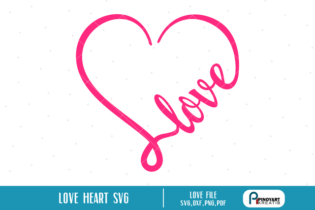 Love Heart svg SVG Pinoyart Kreatib 