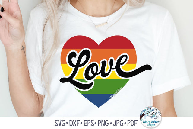 Love Heart SVG SVG Wispy Willow Designs 