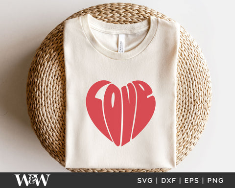 Love Heart SVG | Valentine SVG SVG Wood And Walt 