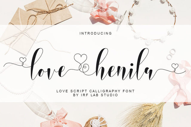 Love Henila Font IRF Lab Studio 