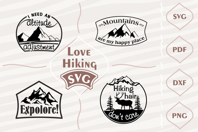 Love hiking SVG bundle SVG Digital Mojito 