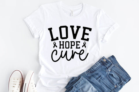 Love Hope Cure, Breast Cancer SVG Design SVG CraftLabSVG 