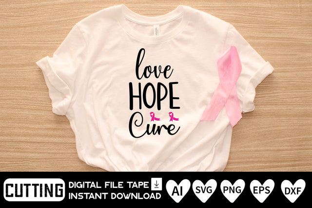 Love Hope Cure SVG CraftlabSvg29 