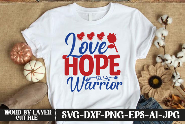 Love Hope Warrior SVG CUT FILE SVG MStudio 