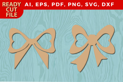 love in bow laser/paper cut SVG file SVG MD JOYNAL ABDIN 