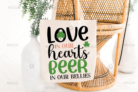 Love in our hearts beer in our bellies SVG SVG Regulrcrative 